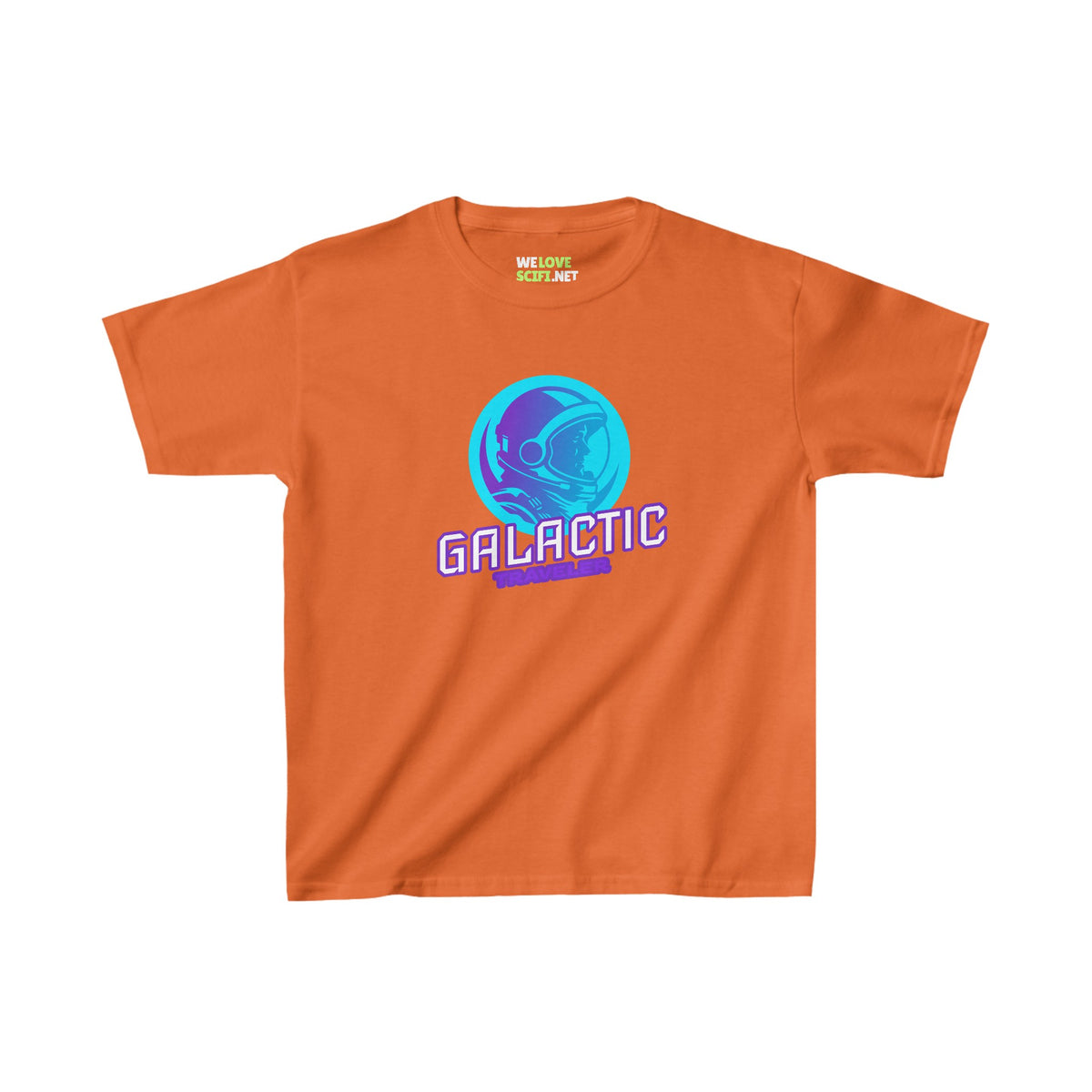 Galactic Traveler Kids Astronaut Heavy Cotton Teewelovescifi