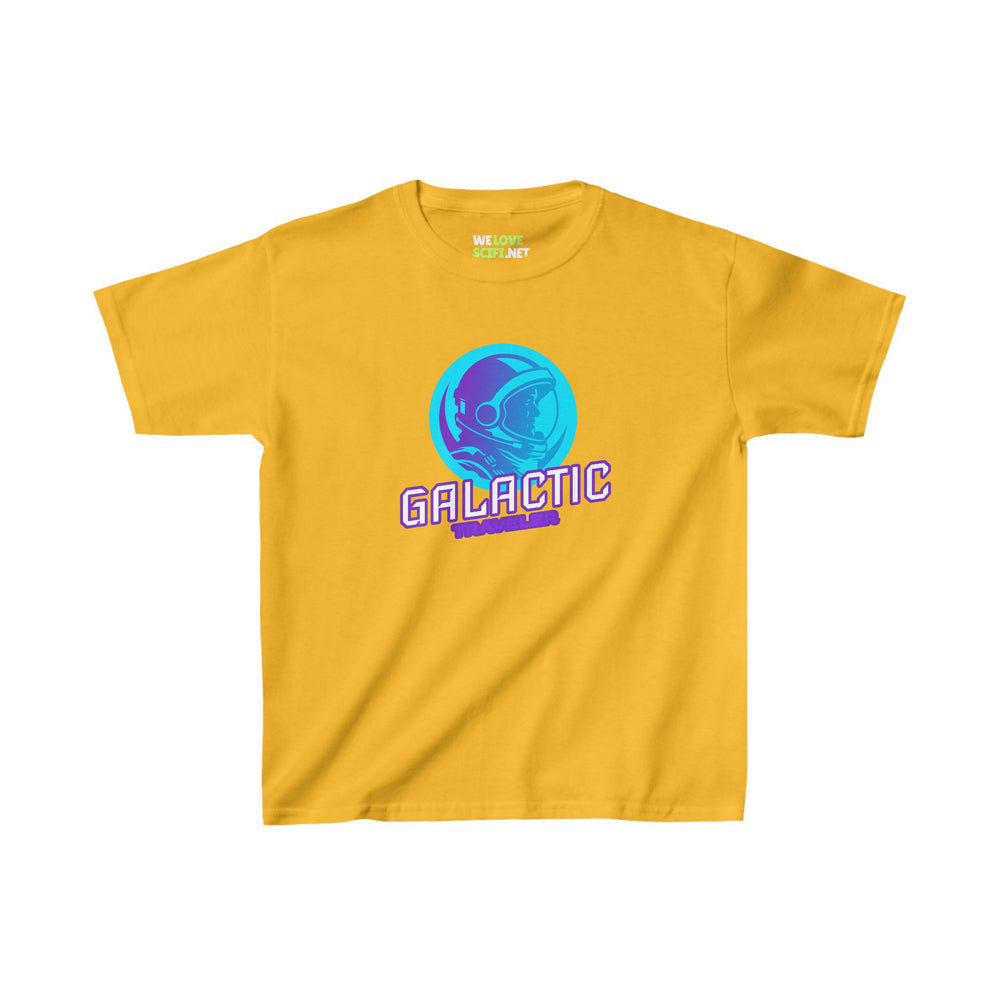 Galactic Traveler Kids Astronaut Heavy Cotton Teewelovescifi