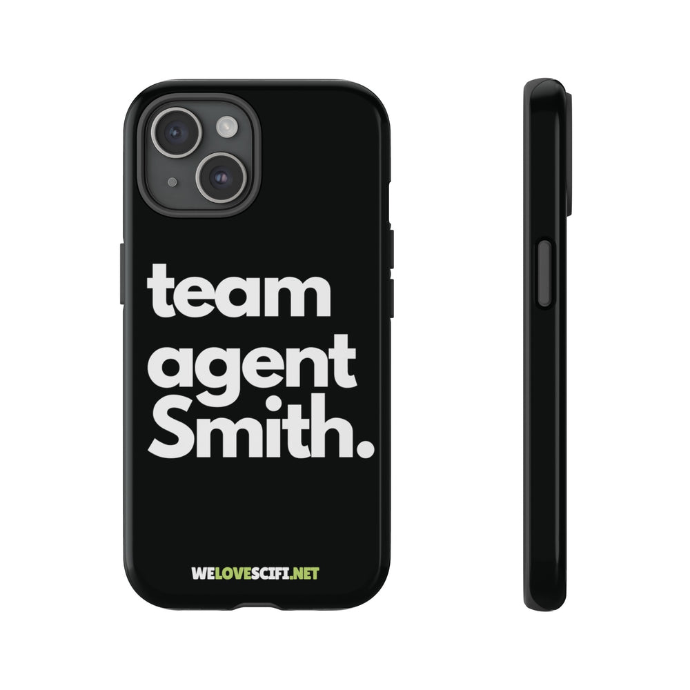 Team Agent Smith Supervillain Tough iPhone Mobile Cases