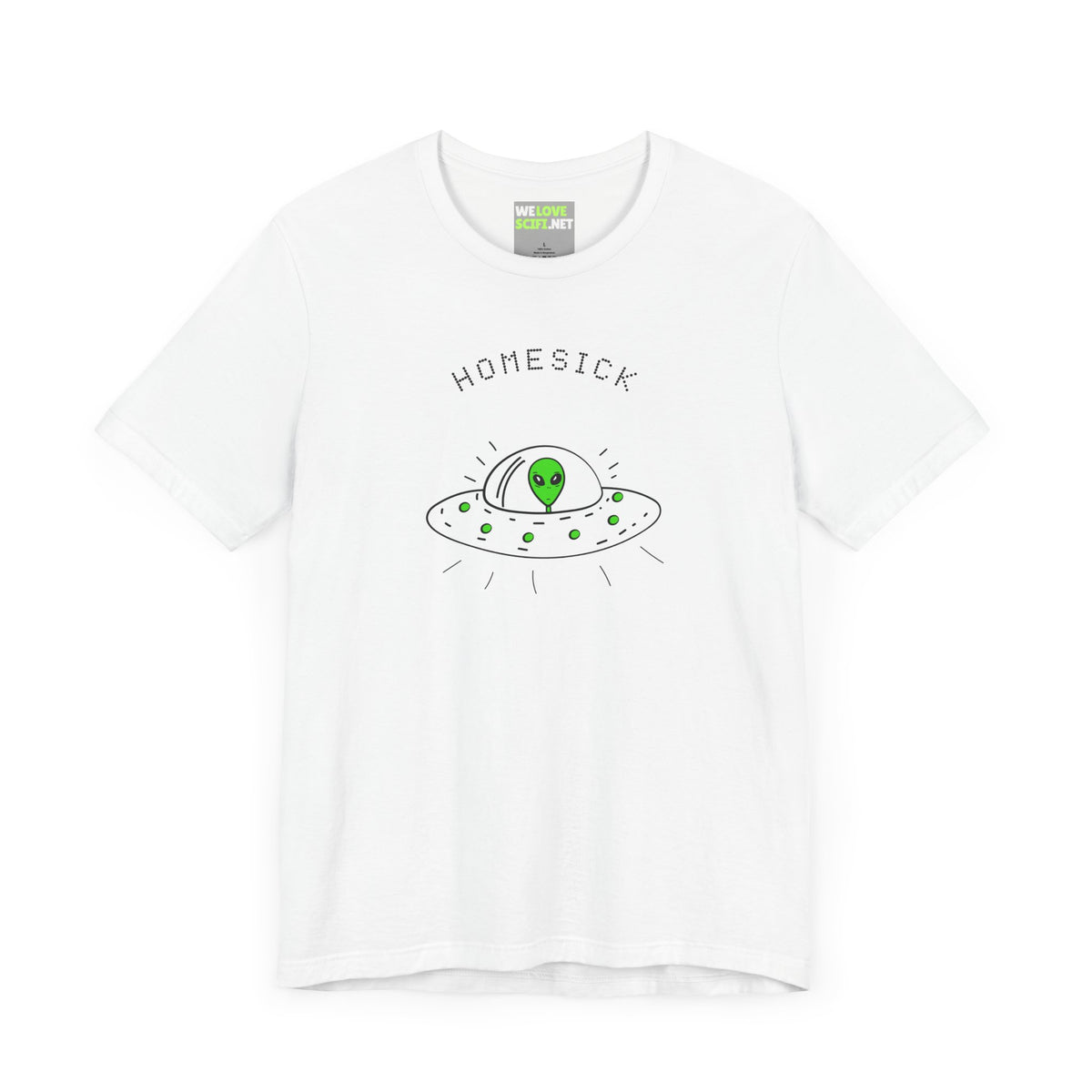 Homesick Funny UFO Sci-Fi T-Shirt | WeLoveSciFi