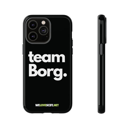 Team Borg iPhone Cases - Supervillain Tough Mobile Covers