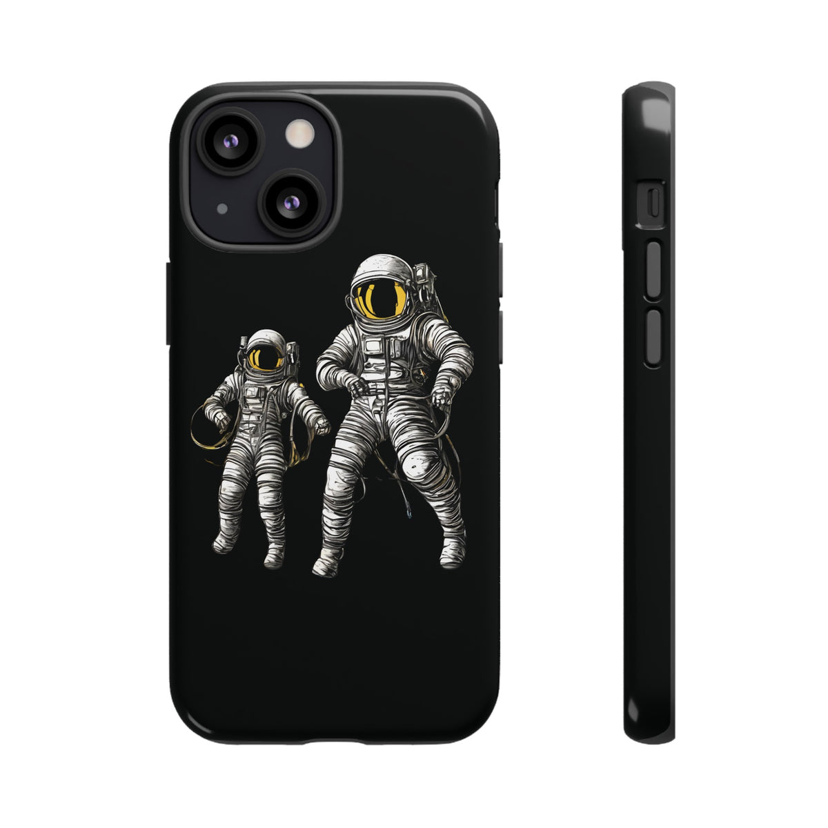 Astronauts Floating Tough iPhone Mobile Cases-welovescifi