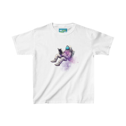 The Book Was Better Space Art Astronaut Kids Tee