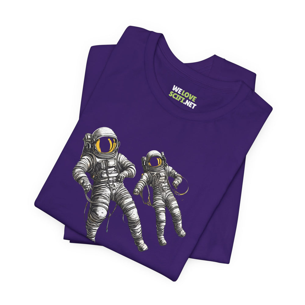 Astronauts Floating Sci-Fi T-Shirt-welovescifi.net