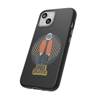 Space Skater Astronaut Sci-Fi Tough iPhone Mobile Cases