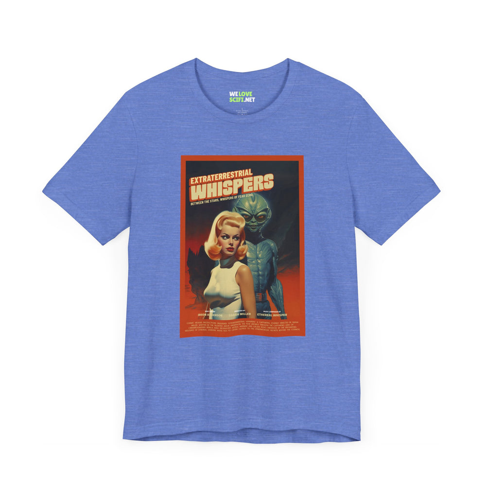 Extraterrestrial Whispers Retro Sci-Fi T-Shirt-welovescifi