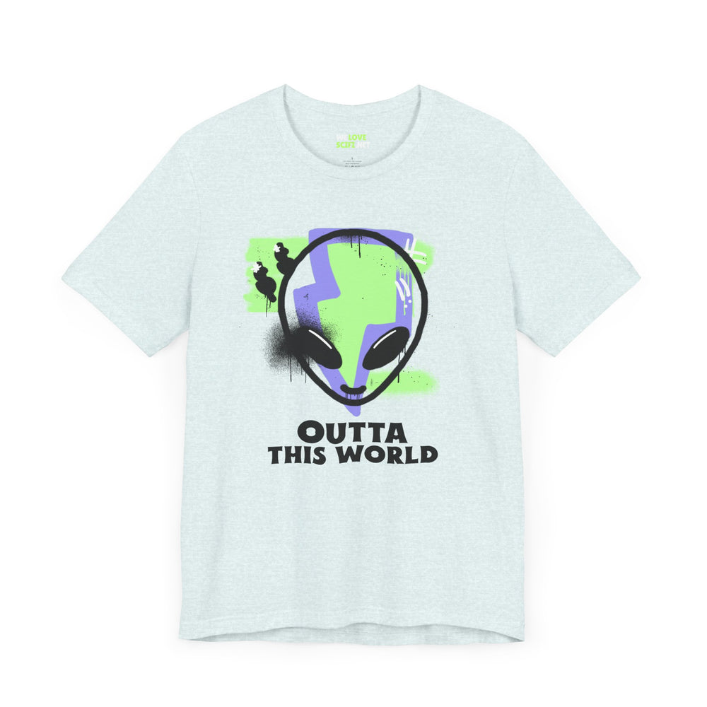 Outta This World UFO Sci-Fi T-Shirt - Unique Alien Apparel