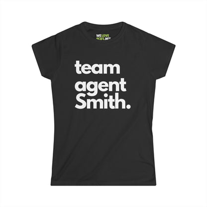 Team Agent Smith Supervillain Sci-Fi Woman's Tee 