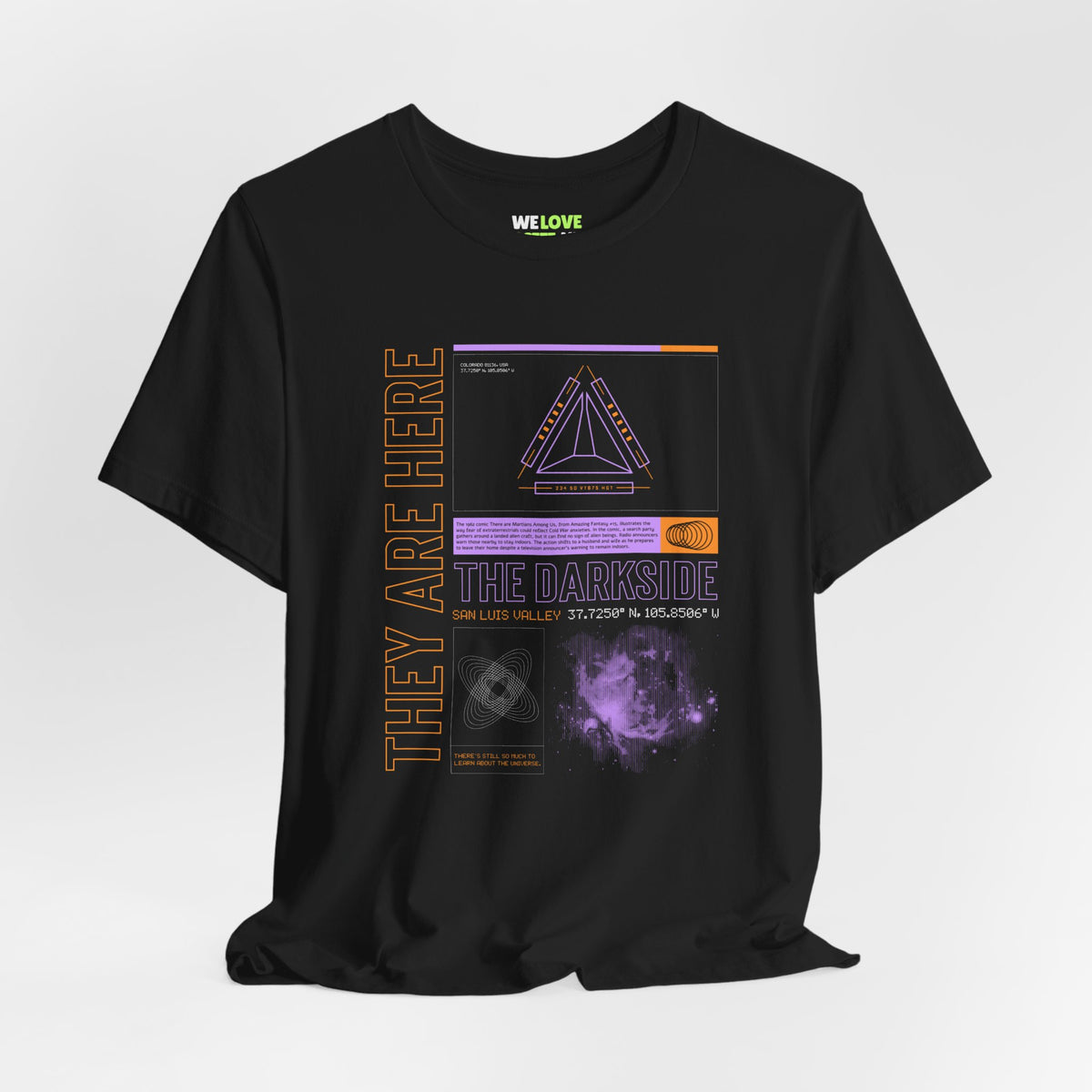 They Are Here UFO Sci-Fi T-Shirt-welovescifi.net