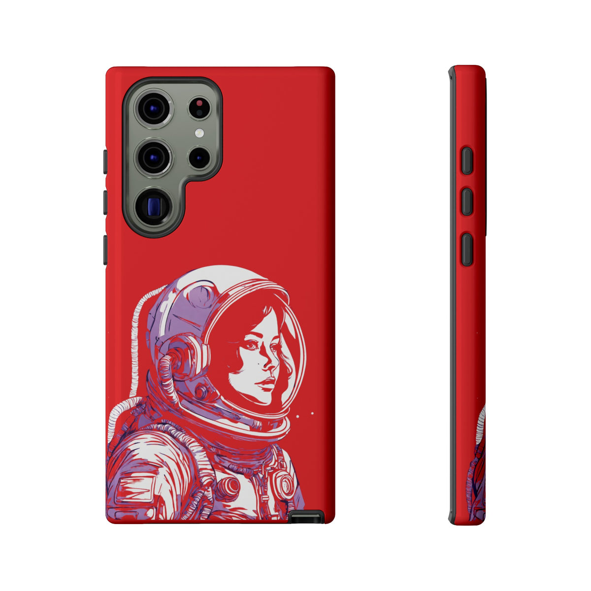 Duotone SpaceGirl SpaceArt Tough Samsung Galaxy Mobile Cases