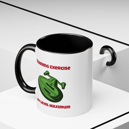 Training For Joy Funny SciFi Christmas Accent Mug-welovescifi.net