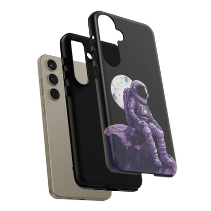 Art Samsung Galaxy Mobile Cases Still Waiting Astronaut