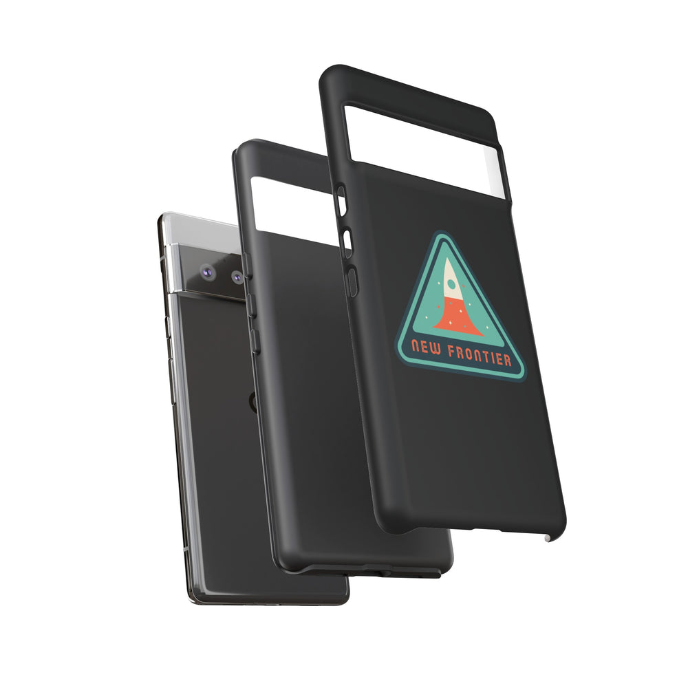 Retro Sci-Fi Google Pixel Cases | New Frontier Retro Sign