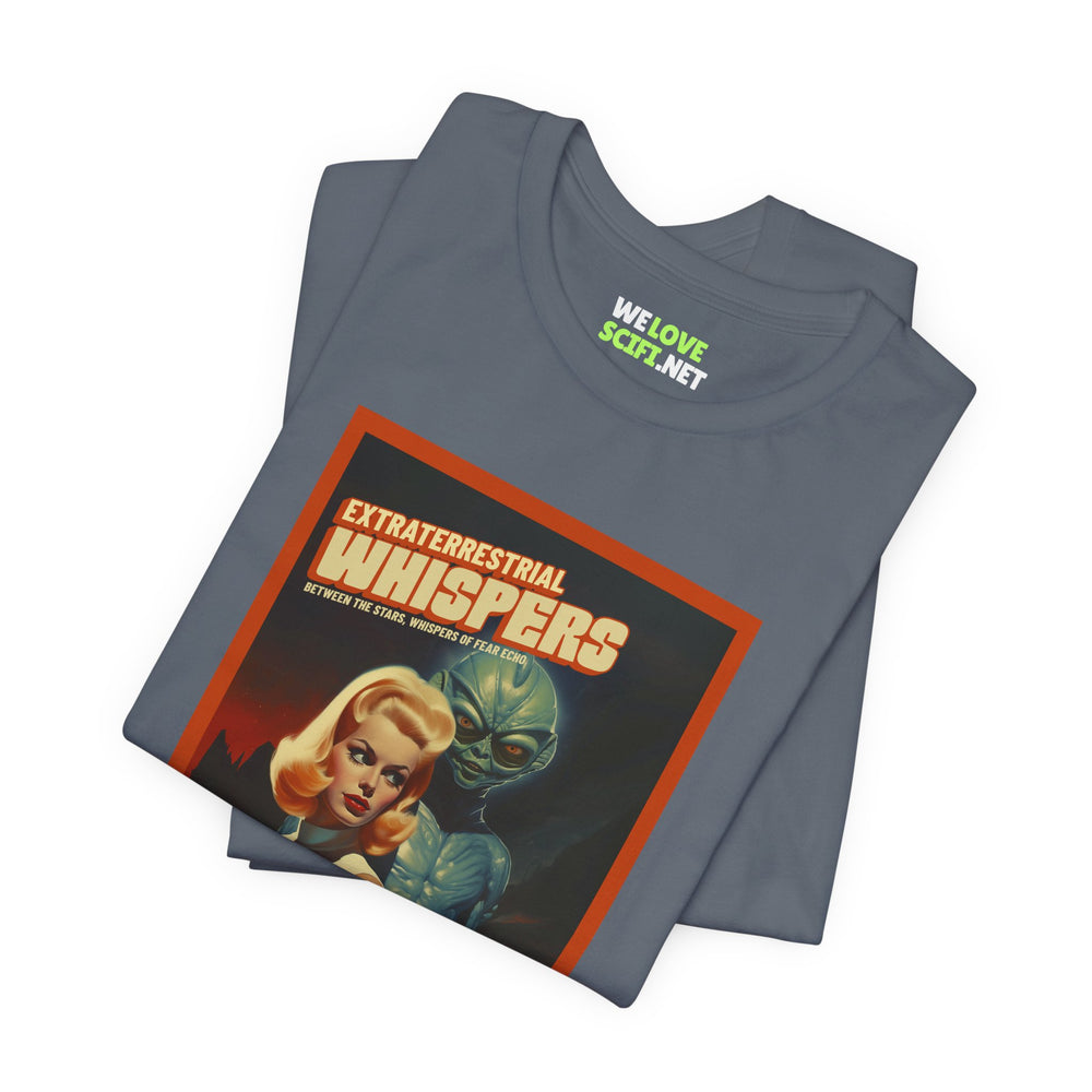 Extraterrestrial Whispers Retro Sci-Fi T-Shirt-welovescifi