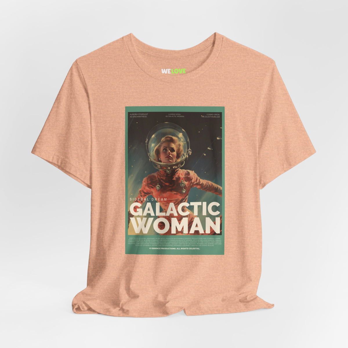 Galactic Woman Retro Sci-Fi T-Shirt-welovescifi.net