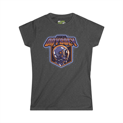 Astral Odyssey Astronaut Woman's Tee-welovescifi.net