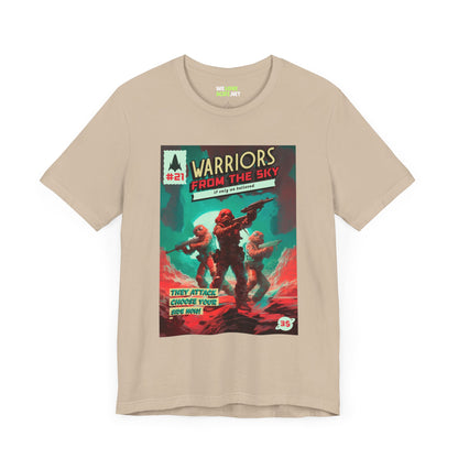 Warriors From The Sky Retro Sci-Fi T-Shirt-welovescifi.net