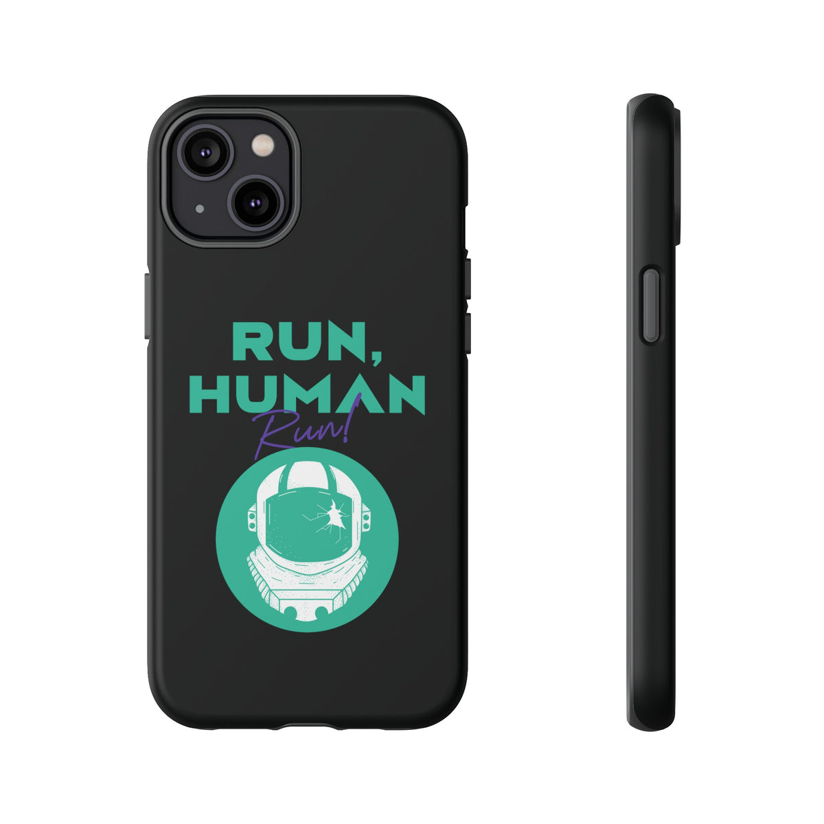 mobile cases-Run Human Run Sci-Fi Tough iPhone Mobile Cases