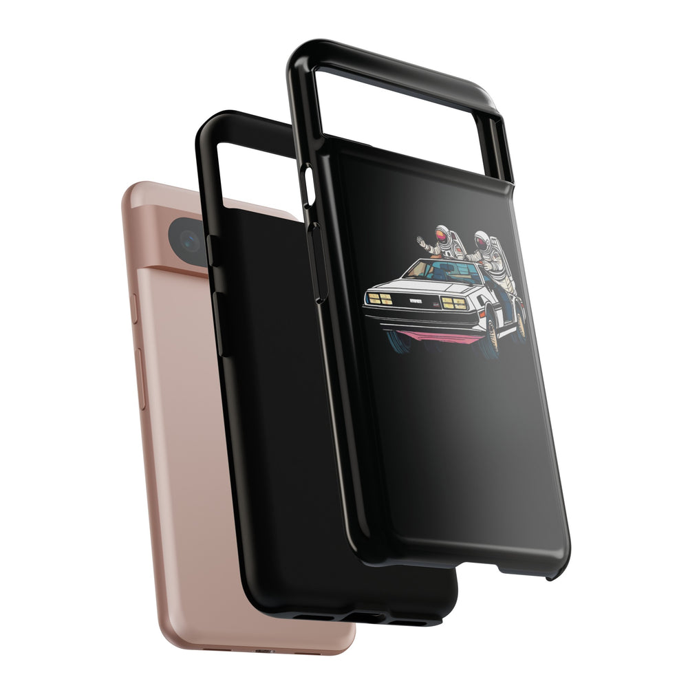 Delorean party astronaut Google Pixel mobile cases