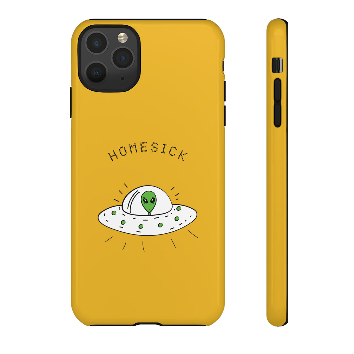 Funny UFO iPhone Cases Homesick Sci-Fi Tough Mobile Covers