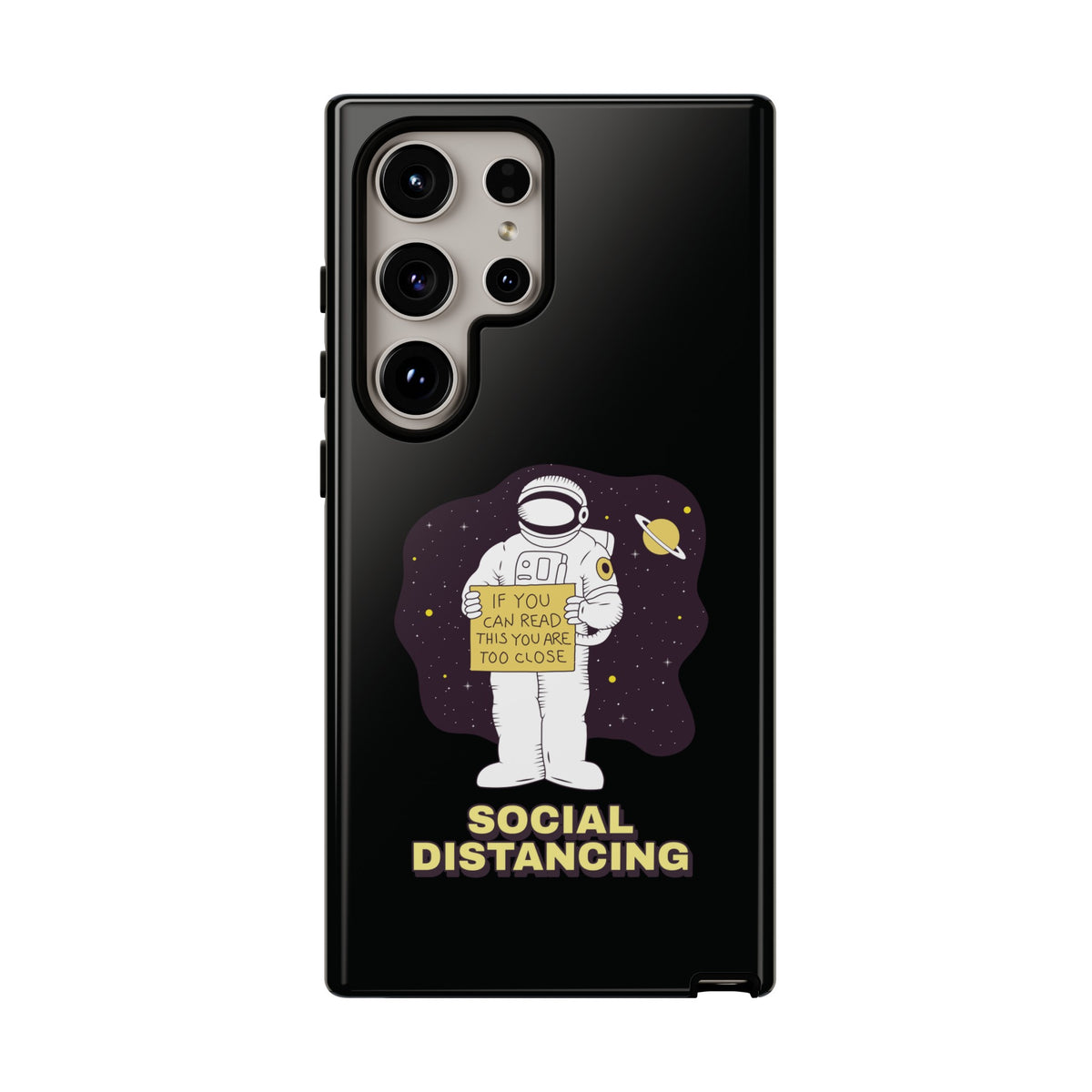 Social Distancing Astronaut Mobile Case