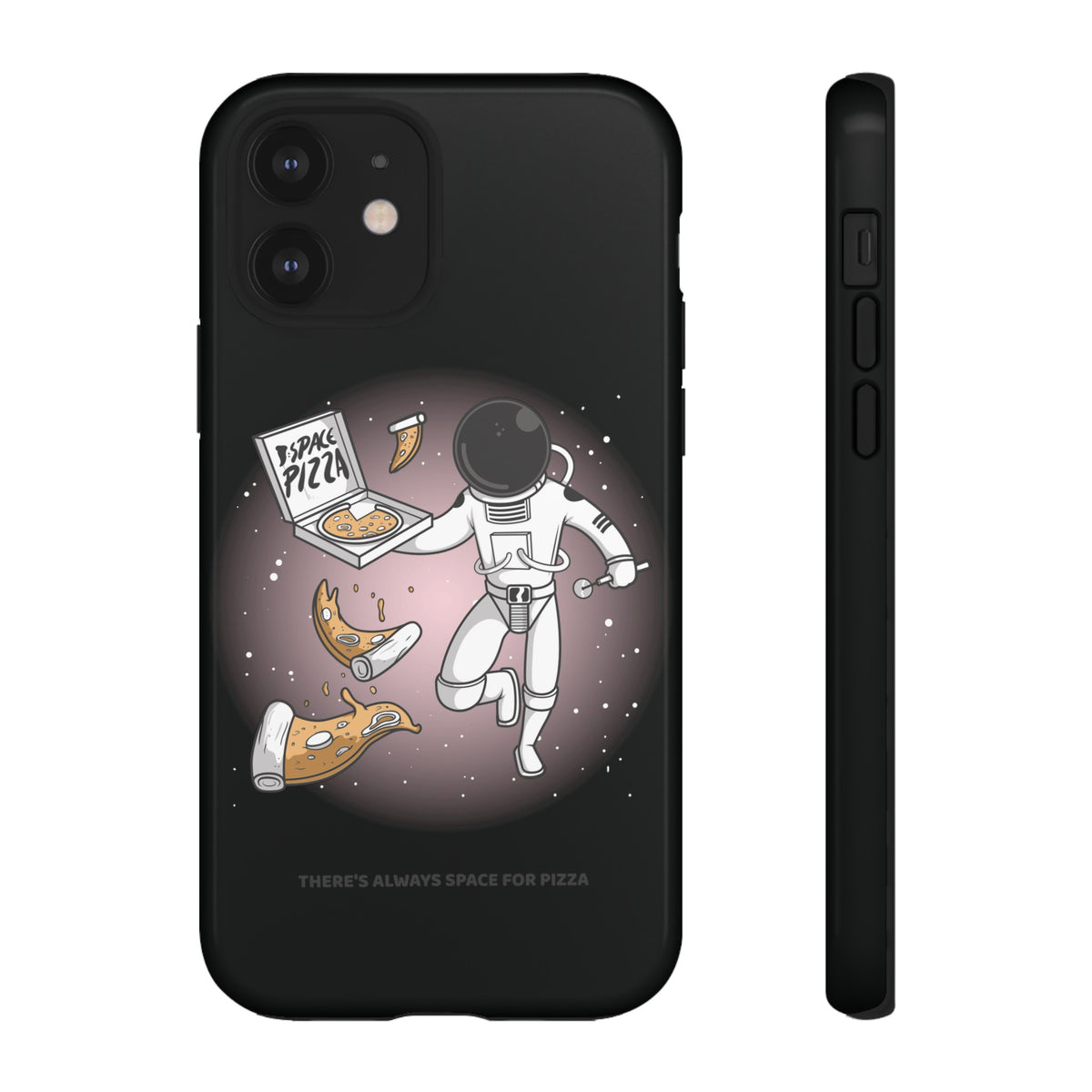 Space Pizza Case | Funny Astronaut Sci-Fi iPhone Cover