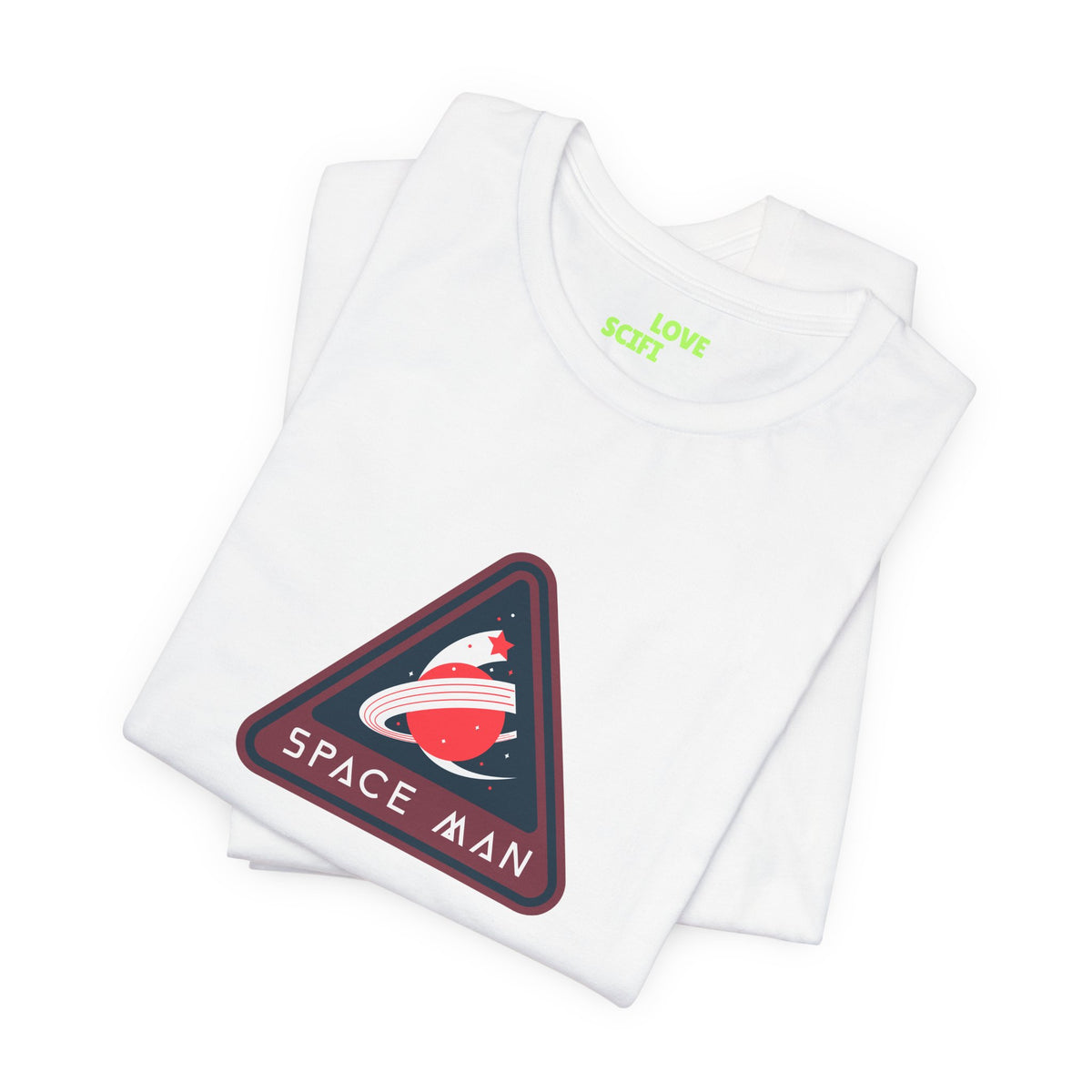 Space Man Sign Retro Sci-Fi T-Shirt | We Love Sci-Fi