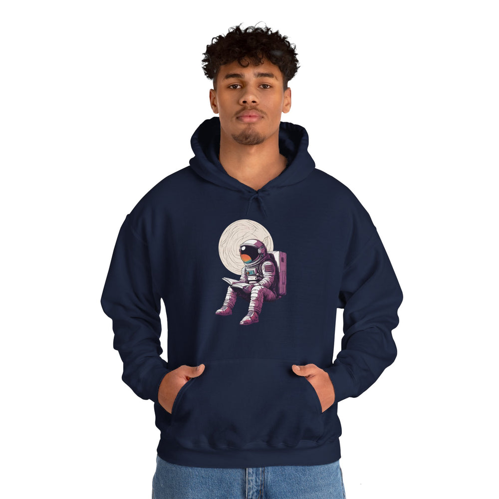 Astronaut Space Art Hoodie | Read That Book Sci-Fi Apparel