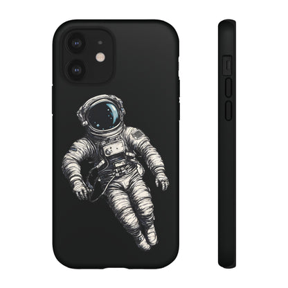 Floating Astronaut SpaceArt Sci-Fi Tough iPhone Mobile Cases