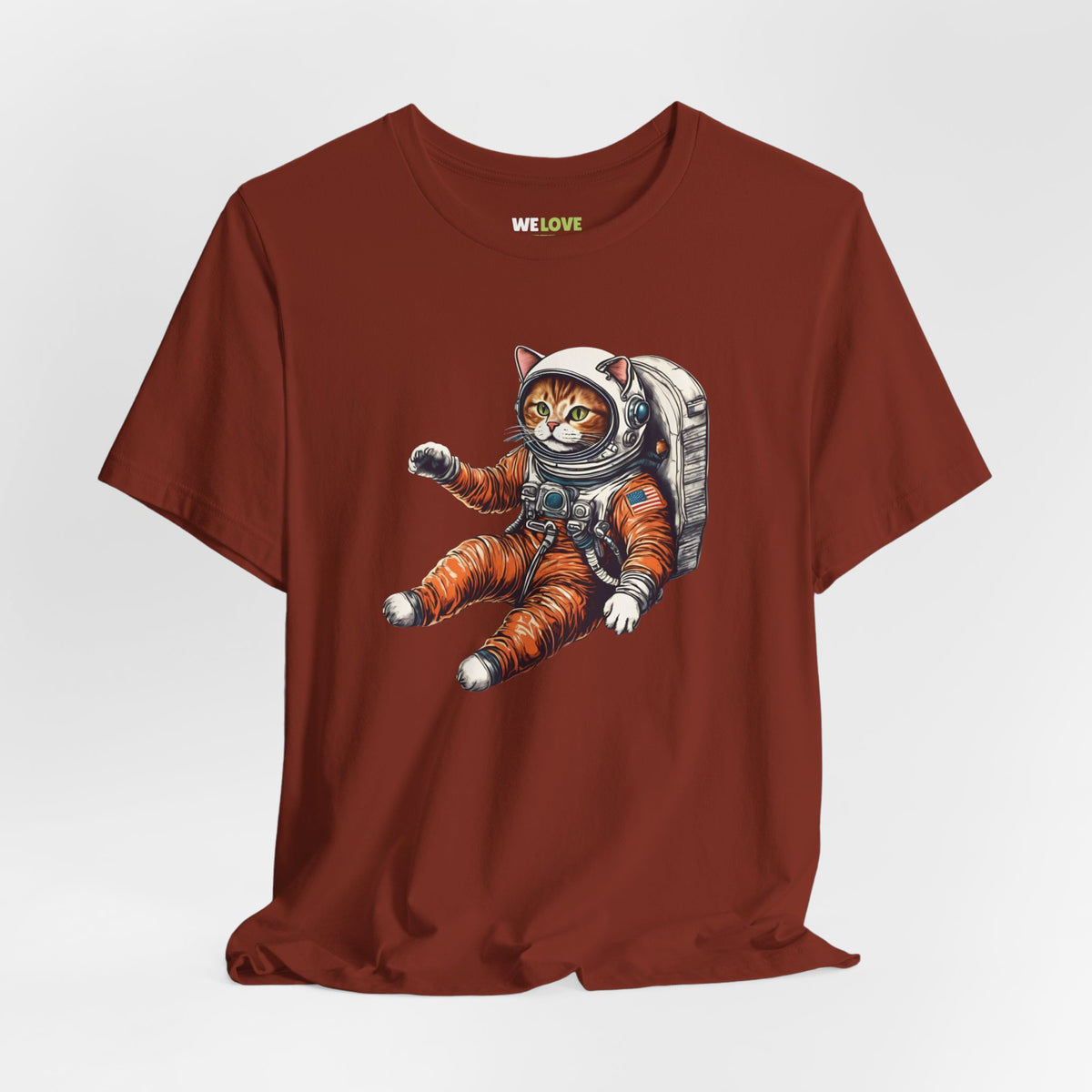 Spacecat Astronaut Sci-Fi T-Shirt - Unique Sci-Fi Apparel