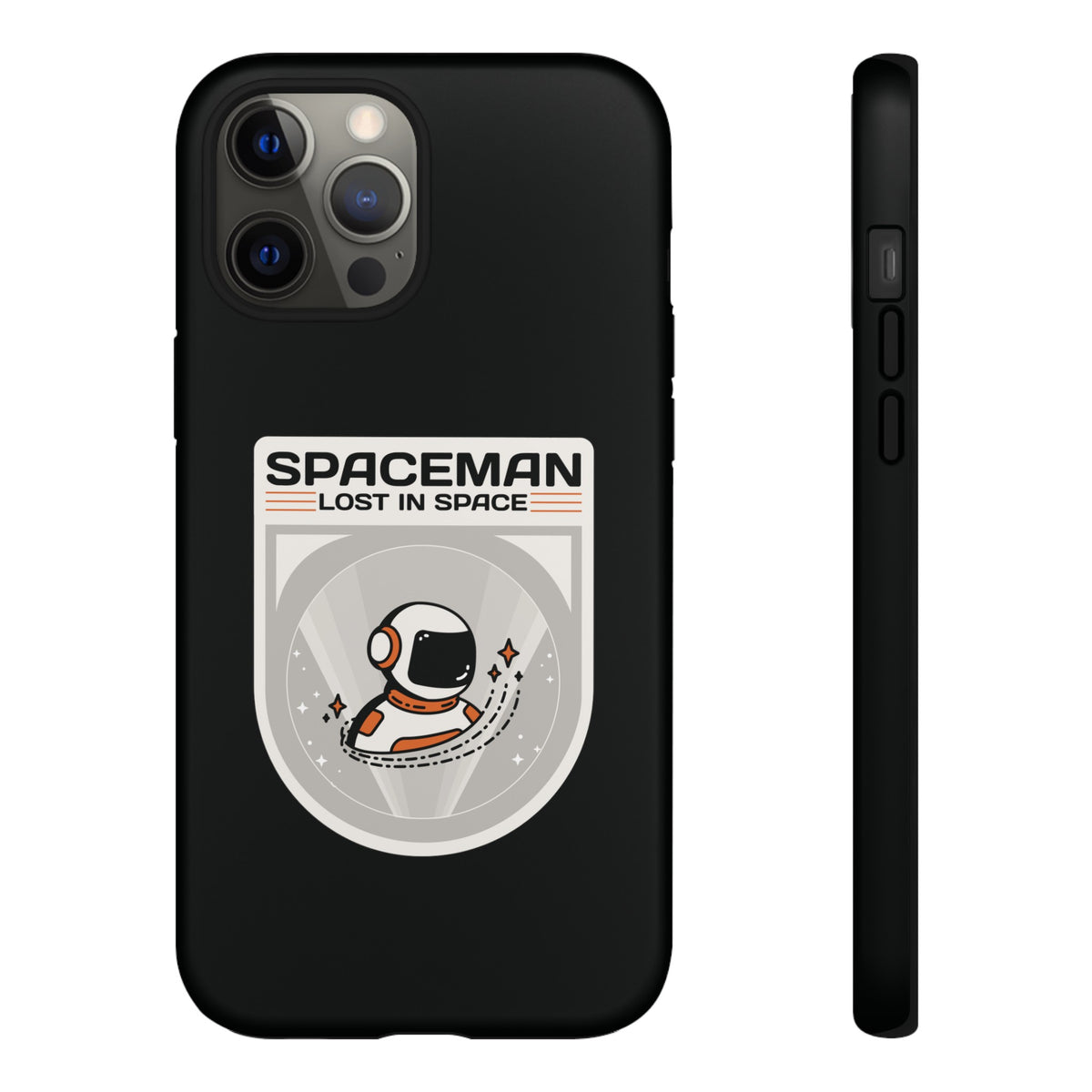 Spaceman iPhone Case Astronaut Sci-Fi Tough Mobile Cover