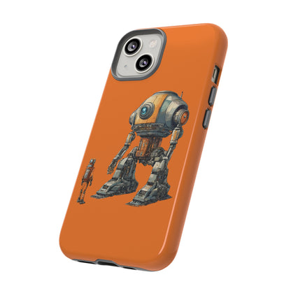 Robot Space Art iPhone Cases | Sci-Fi Tough Mobile Covers