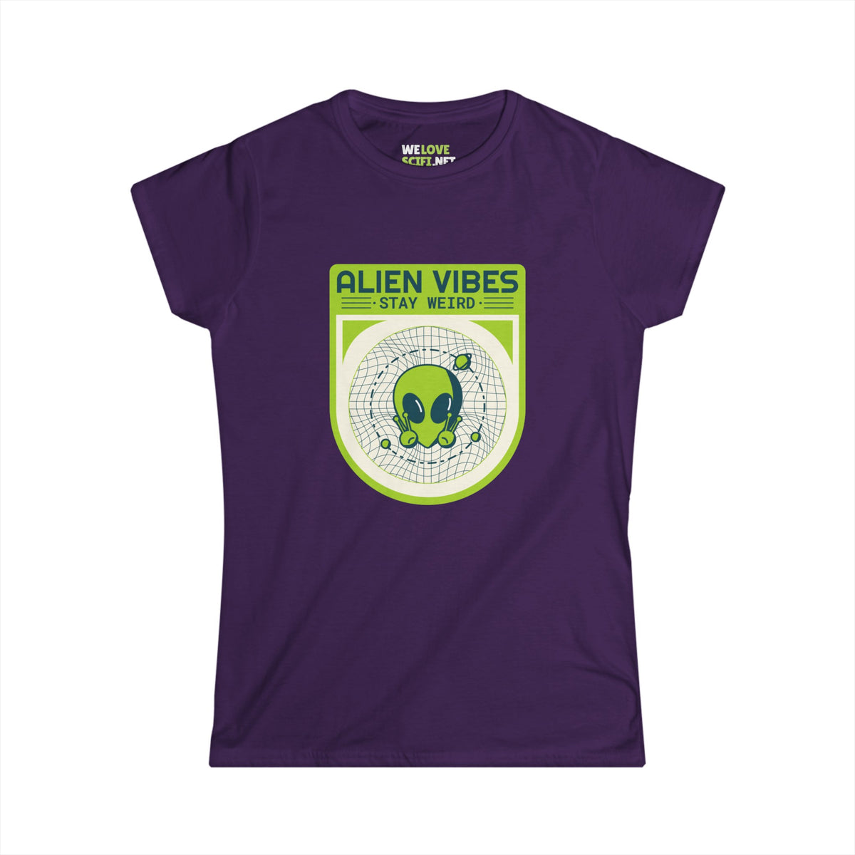 Alien Vibes UFO Woman's Tee-welovescifi.net