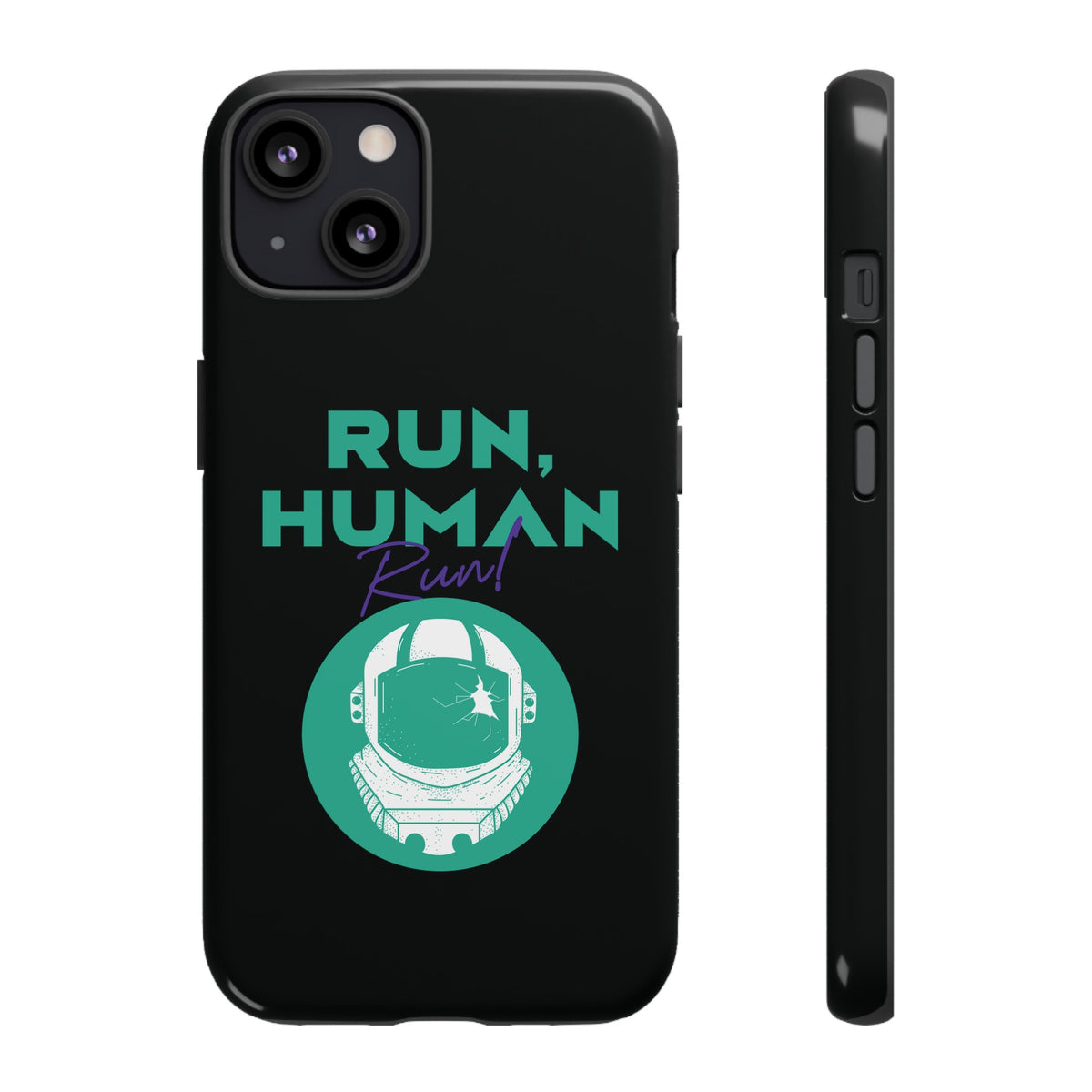 mobile cases-Run Human Run Sci-Fi Tough iPhone Mobile Cases