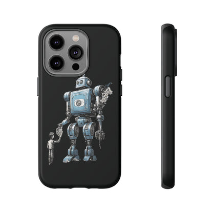 Flowers Robot SpaceArt Sci-Fi Tough iPhone Mobile Cases