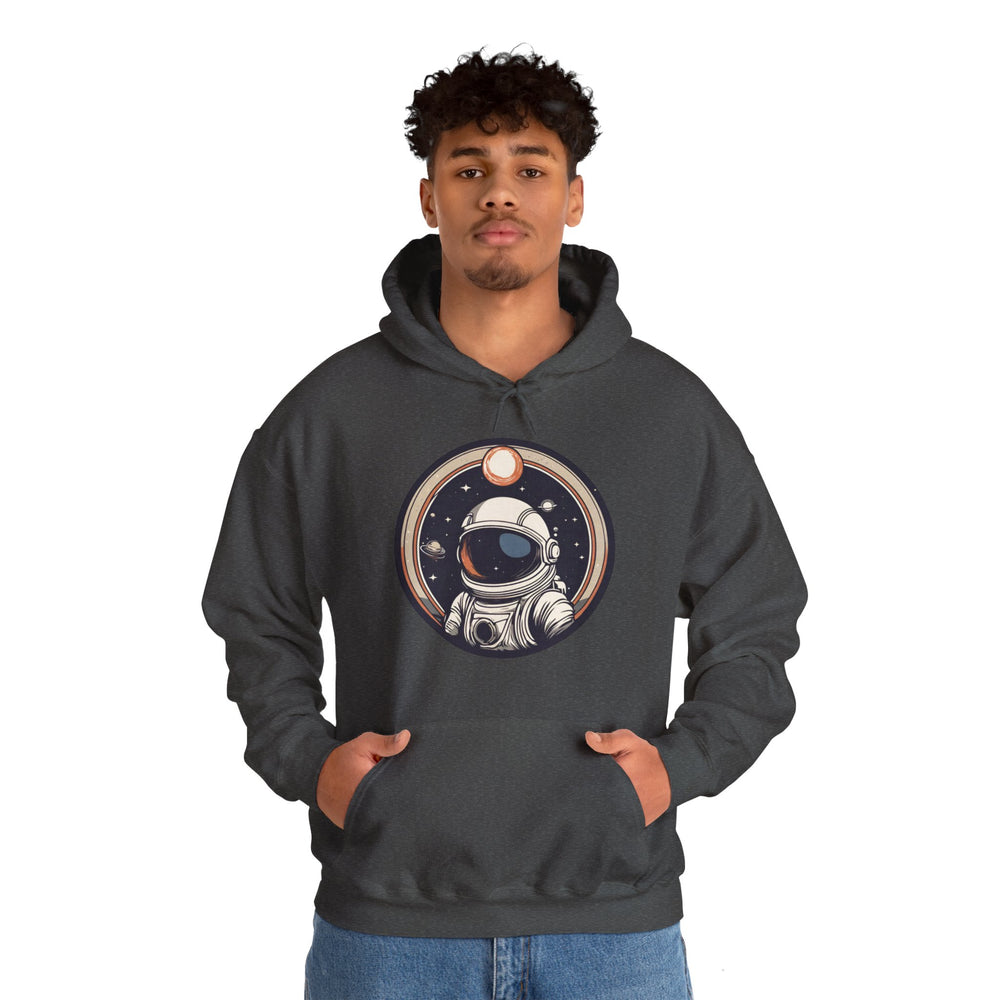 Welcome To Space Age Astronaut Spaceart Sci-Fi Hoodie-welovescifi.net