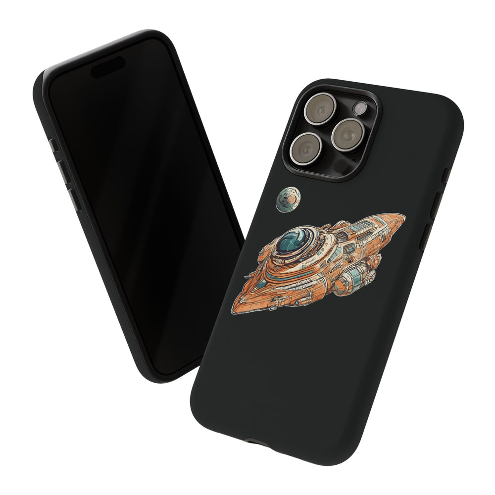 Durable Spaceship-76 Tough iPhone Cases