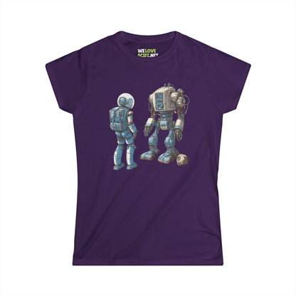 Copy of Space Player Cat SciFi Woman's Tee-welovescifi.net