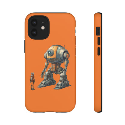 Robot Space Art iPhone Cases | Sci-Fi Tough Mobile Covers