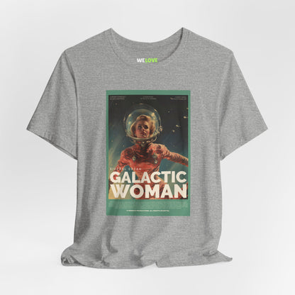 Galactic Woman Retro Sci-Fi T-Shirt-welovescifi.net