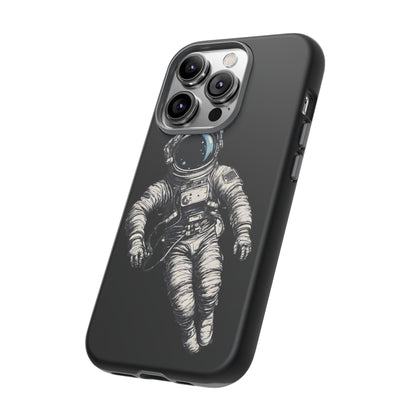 Floating Astronaut SpaceArt Sci-Fi Tough iPhone Mobile Cases