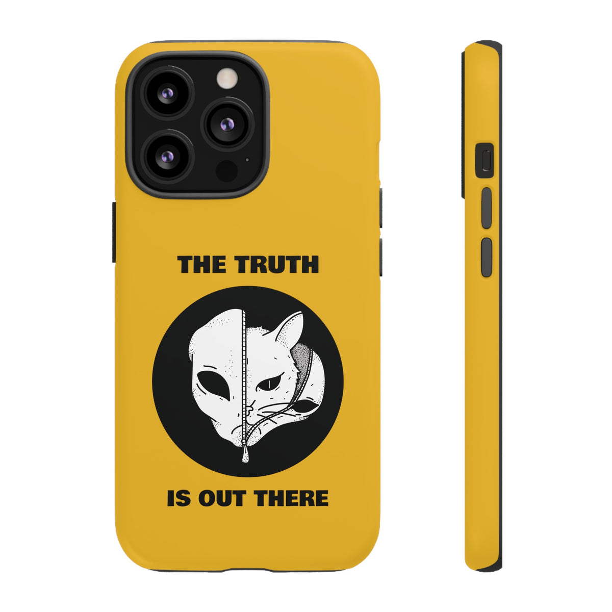 The Truth Is Outthere Funny Cat UFO Tough iPhone Mobile Cases-welovescifi.net