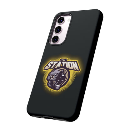 Space Station Astronaut Galaxy Cases