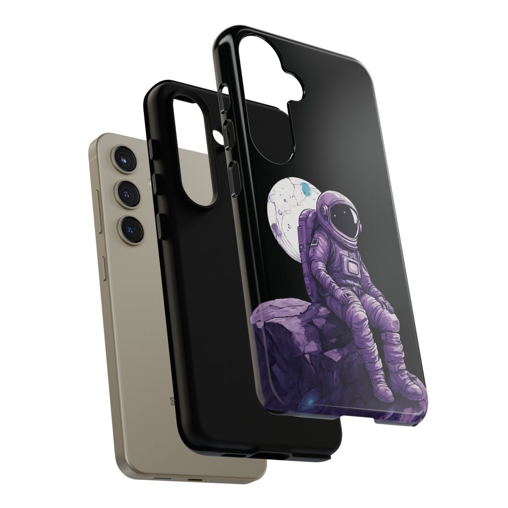 Art Samsung Galaxy Mobile Cases Still Waiting Astronaut