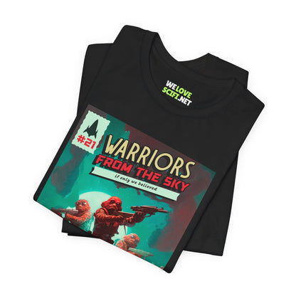 Warriors From The Sky Retro Sci-Fi T-Shirt-welovescifi.net