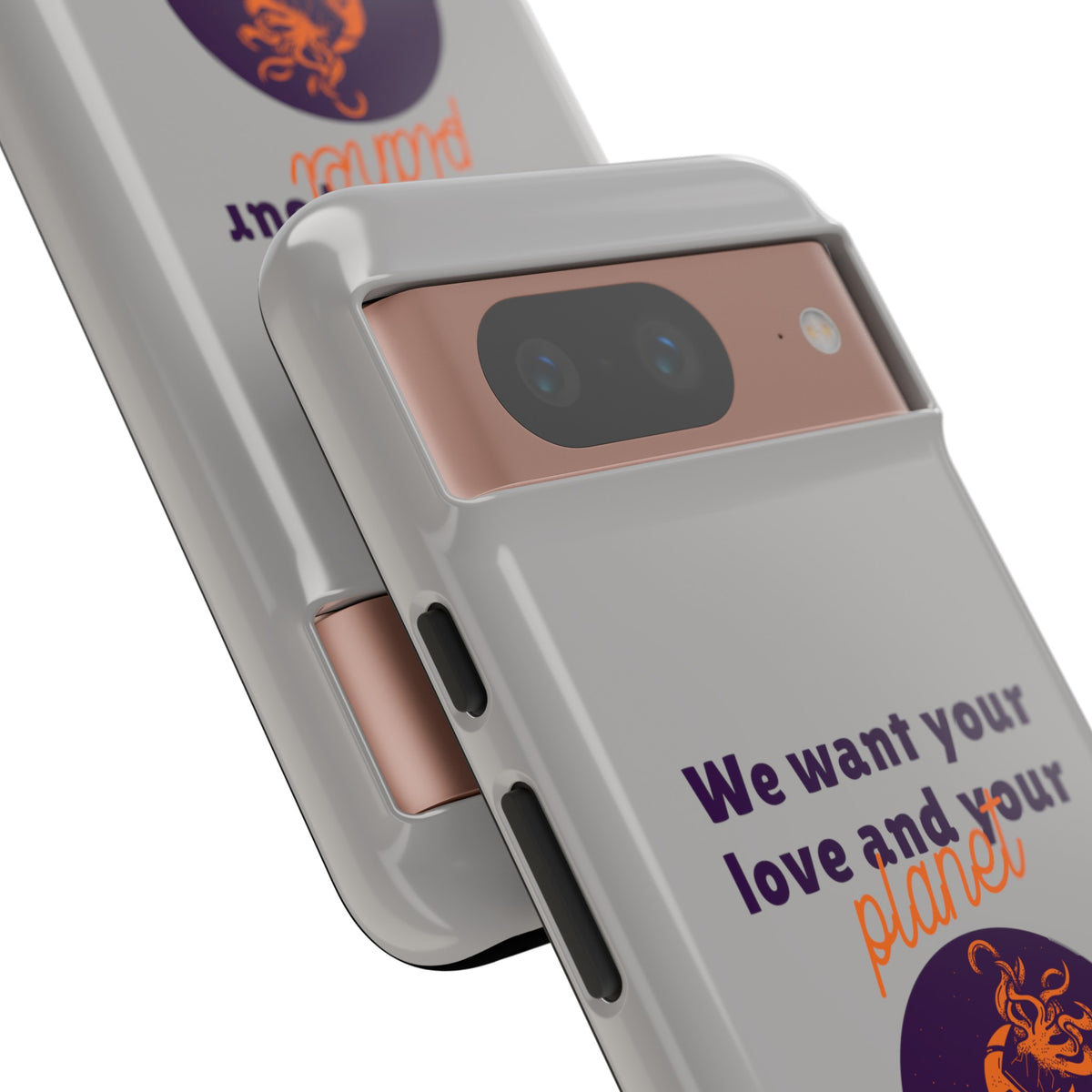 We Want Your Love And Your Planet Sci-Fi Tough Google Pixel Mobile Cases-welovescifi.net