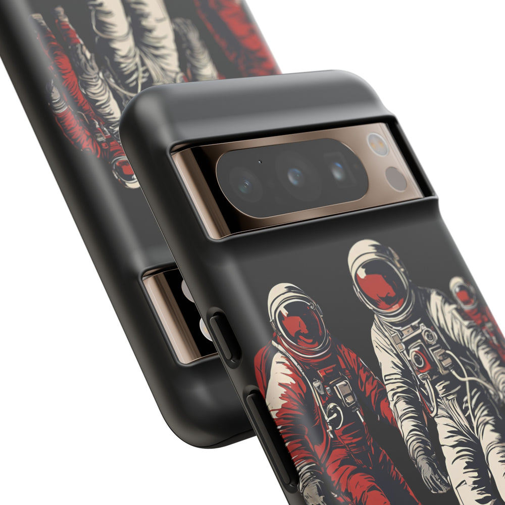 Astronaut In Red Tough Google Pixel Mobile Cases-welovescifi