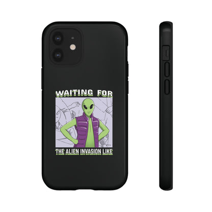 Waiting For The Alien Invasion Like Sci-Fi Tough iPhone Mobile Cases-welovescifi.net