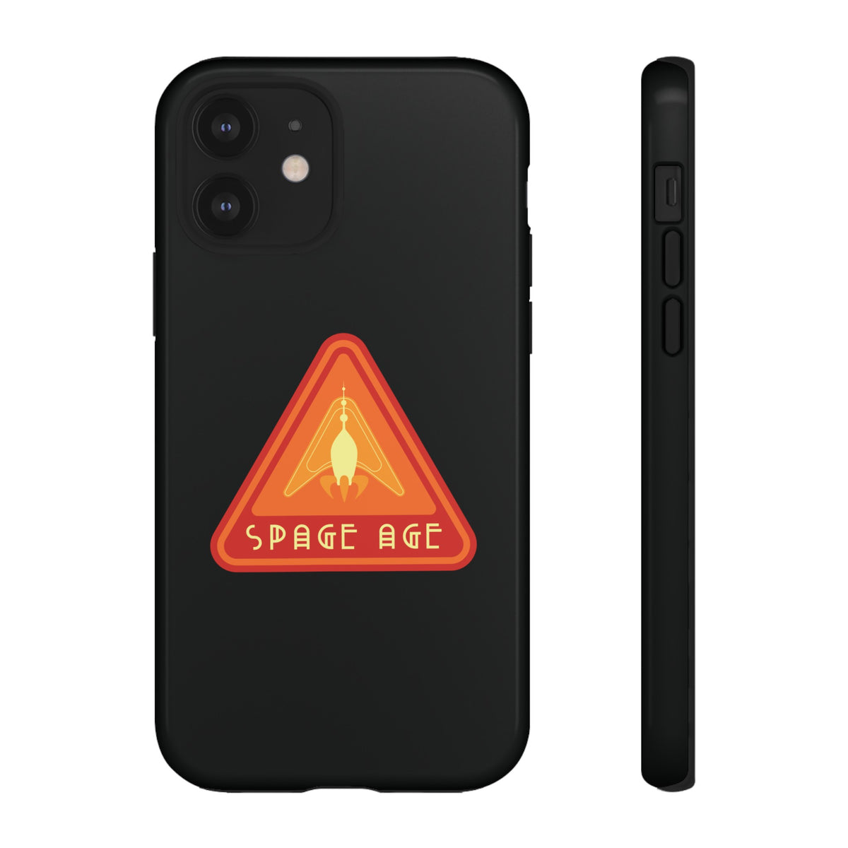 Space Age Retro Sci-Fi Tough iPhone Mobile Cases