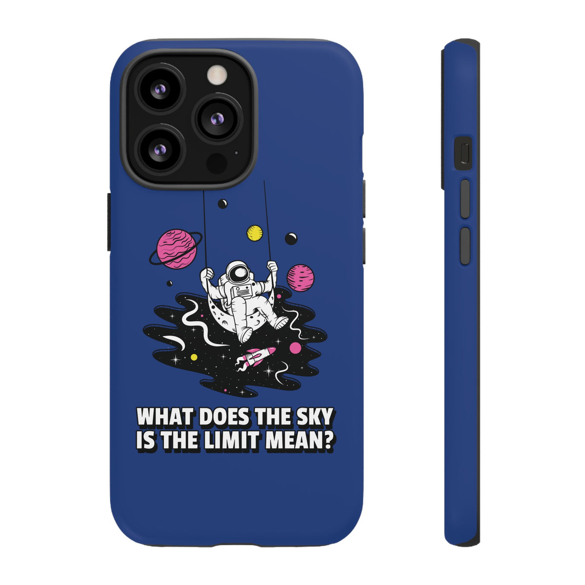 Astronaut iPhone Case Sky Is the Limit Sci-Fi Mobile Cover